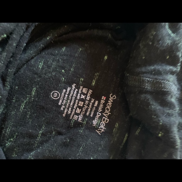 Sweaty Betty Long Sleeve Heathered Hooded Top M - Picture 5 of 5